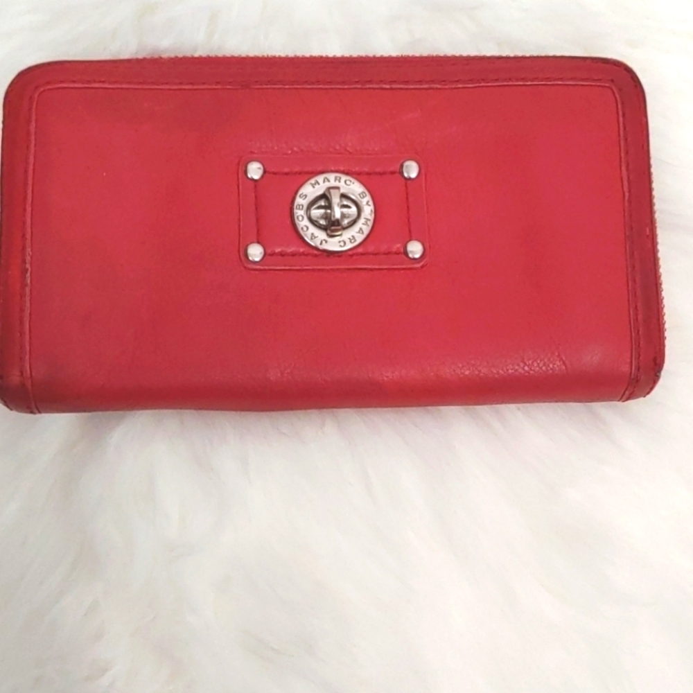 Marc Jacobs Red Long Wallet